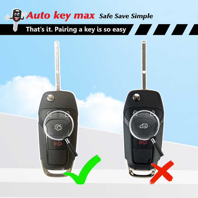 Simple Car Key Fob Programmer Kit, Replacement for Ford Fusion 2013 2014 2015 2016, N5F-A08TAA SKU: KR0+F4SE-1